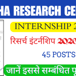 Odisha Research Center 2026-27
